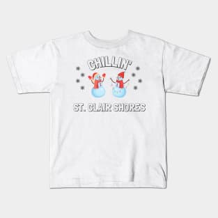 Chillin' St. Clair Shores Holiday T-Shirt T-Shirt Kids T-Shirt